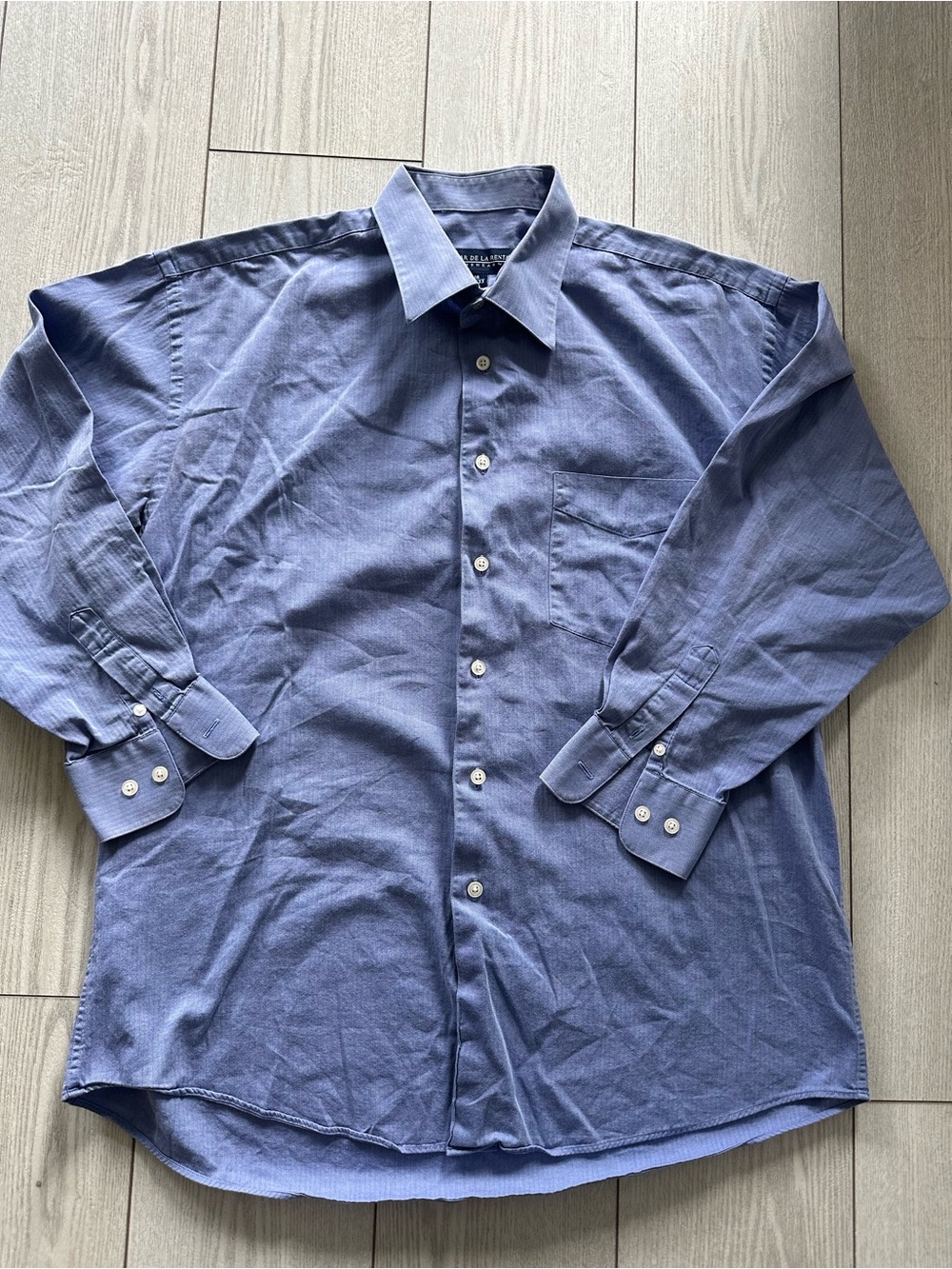 Oscar de la Renta Men’s Light Blue Dress Shirt